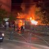 Incendiu puternic la un restaurant din București / Șapte persoane au fost evacuate din cauza fumului