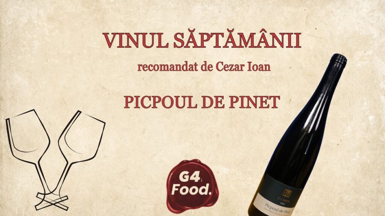 VIDEO | Vinul săptămânii: Picpoul de Pinet, un alb mătăsos din sudul Franței, ideal pentru vacanță / Cezar Ioan: „Imaginați-vă o pânză de mătase căzând peste o tăișul unei săbii de samurai”