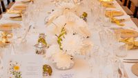 Ce cuprinde un meniu regal, la Palatul Elisabeta: tourbillon de ricotta cu pesto de mazăre, somon cu lime și ghimbir și cheesecake ”Marriage30”