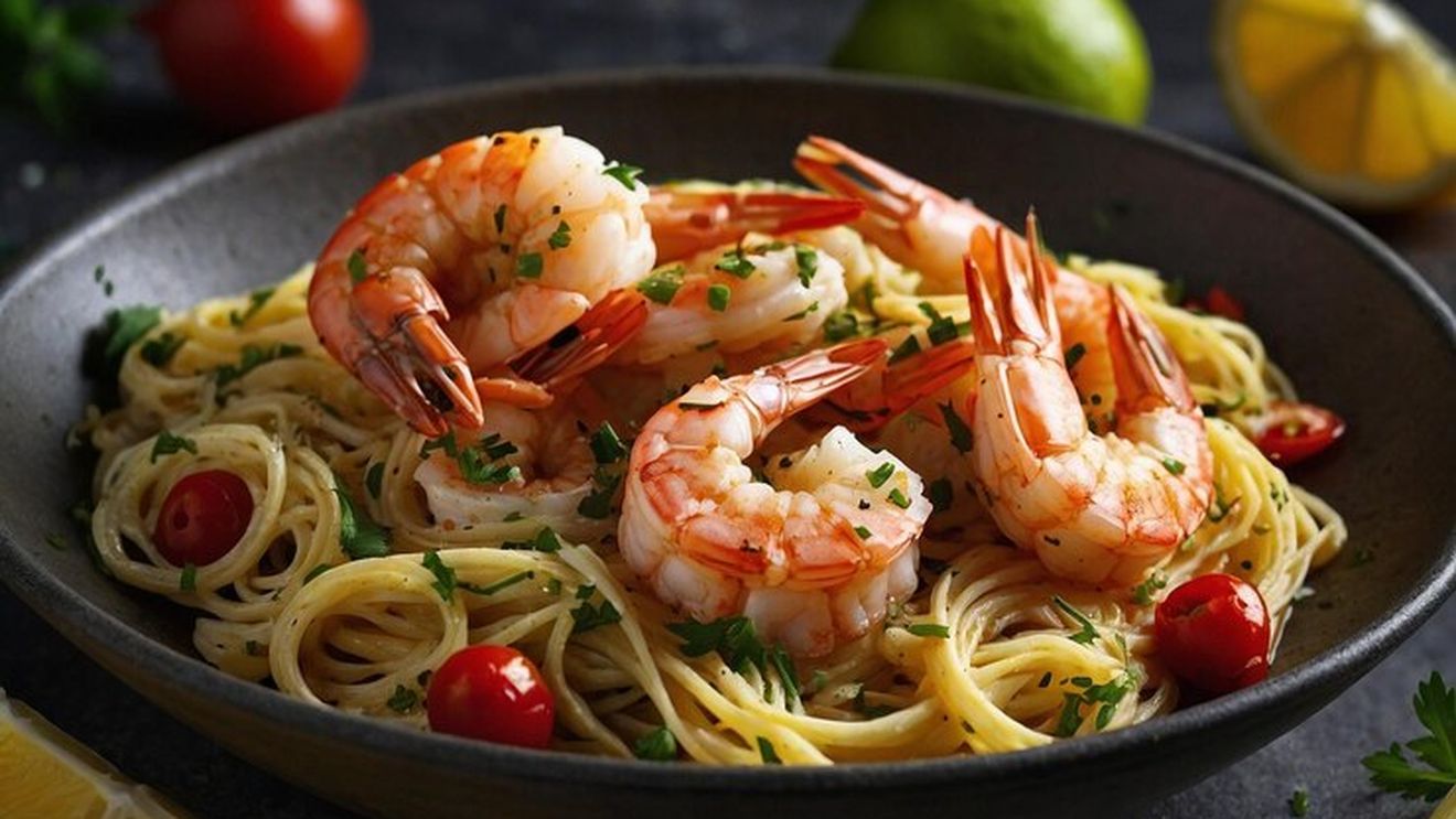 Pastele de vineri seara. Spaghetti cu creveți și roșiile verii. Rapid, decis, satisfăcător, gustos, sănătos, ideal pentru începutul sfârșitului de săptămână