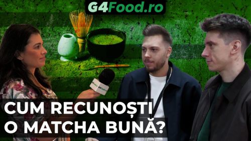 VIDEO / Cum recunoști o matcha bună și care sunt semnele că ai cumpărat una slabă. Victor Sîntejudean și Călin Burghiu, GREEN DREAM: „Trebuie să fie foarte florală, dulce, deloc astringentă sau amară”
