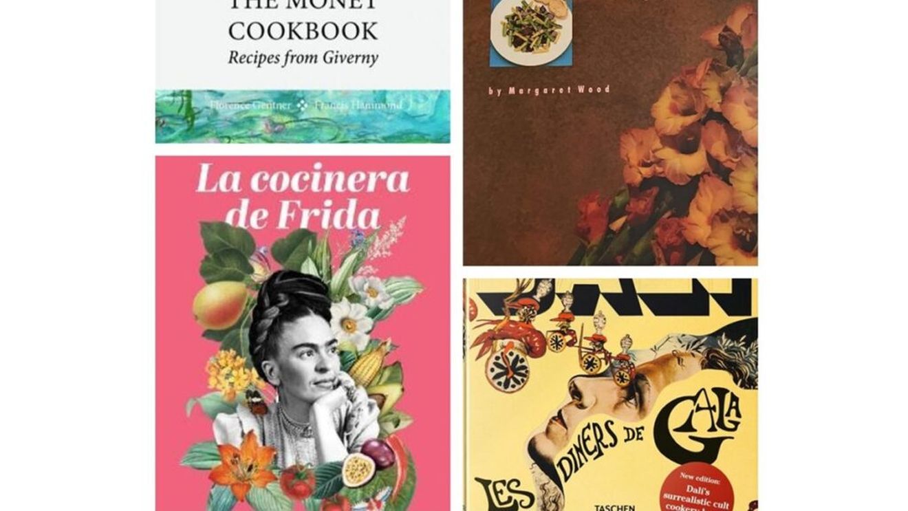 Patru dintre cei mai mari artiști ai lumii au lucrări surprinzătoare/Dali, Monet, Kahlo și O'Keeffe au și cărți de bucate