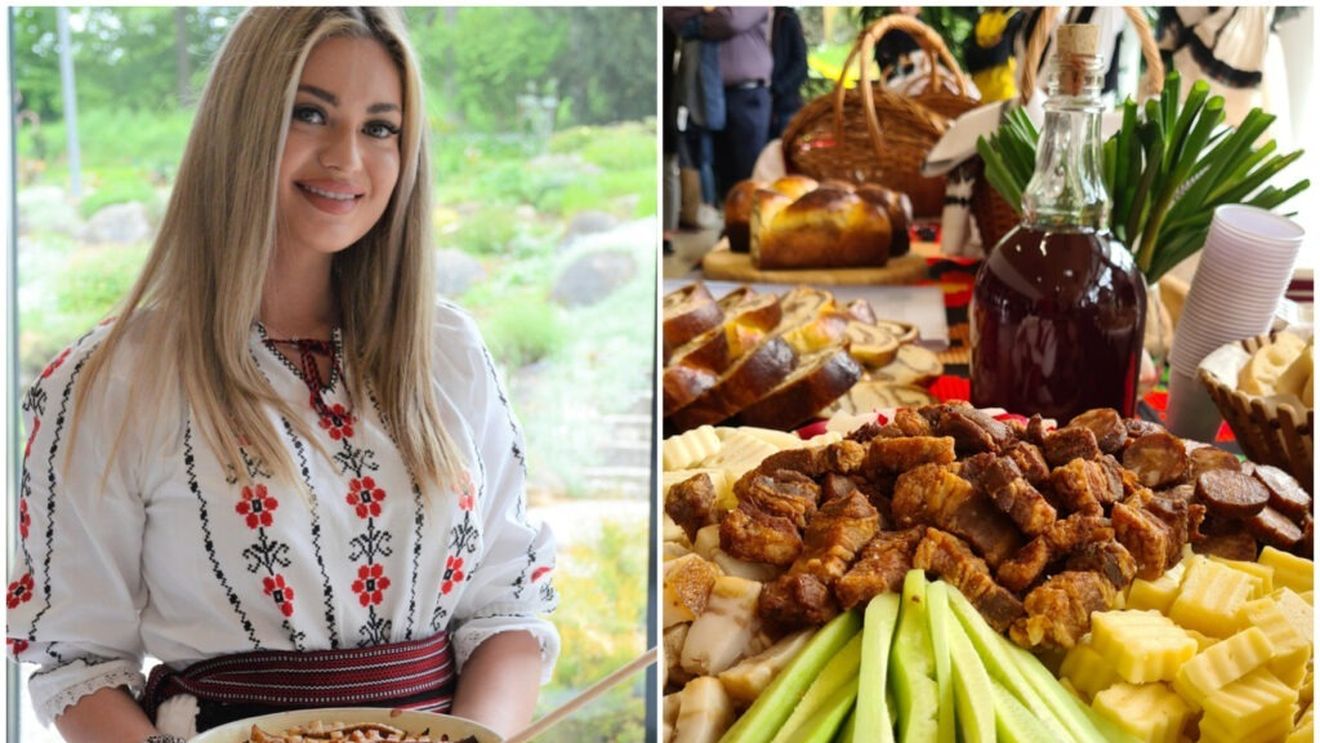 Festivalul Produsului Tradițional, organizat de USAMV Cluj-Napoca. Printre produsele prezentate de studenți: gulaș secuiesc, zamă de șelate, păstrăv afumat în cobză de brad sau mălai dulce