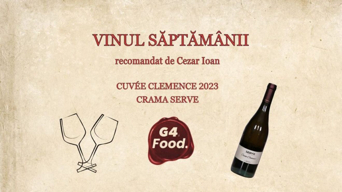 VIDEO | „Vinul săptămânii”: Cuvée Clemence 2023, un vin alb sec obținut dintr-un asamblaj de Chardonnay și Fetească Albă / „Îmbină etosul nostru, care are o dublă rădăcină: franțuzească și românească”