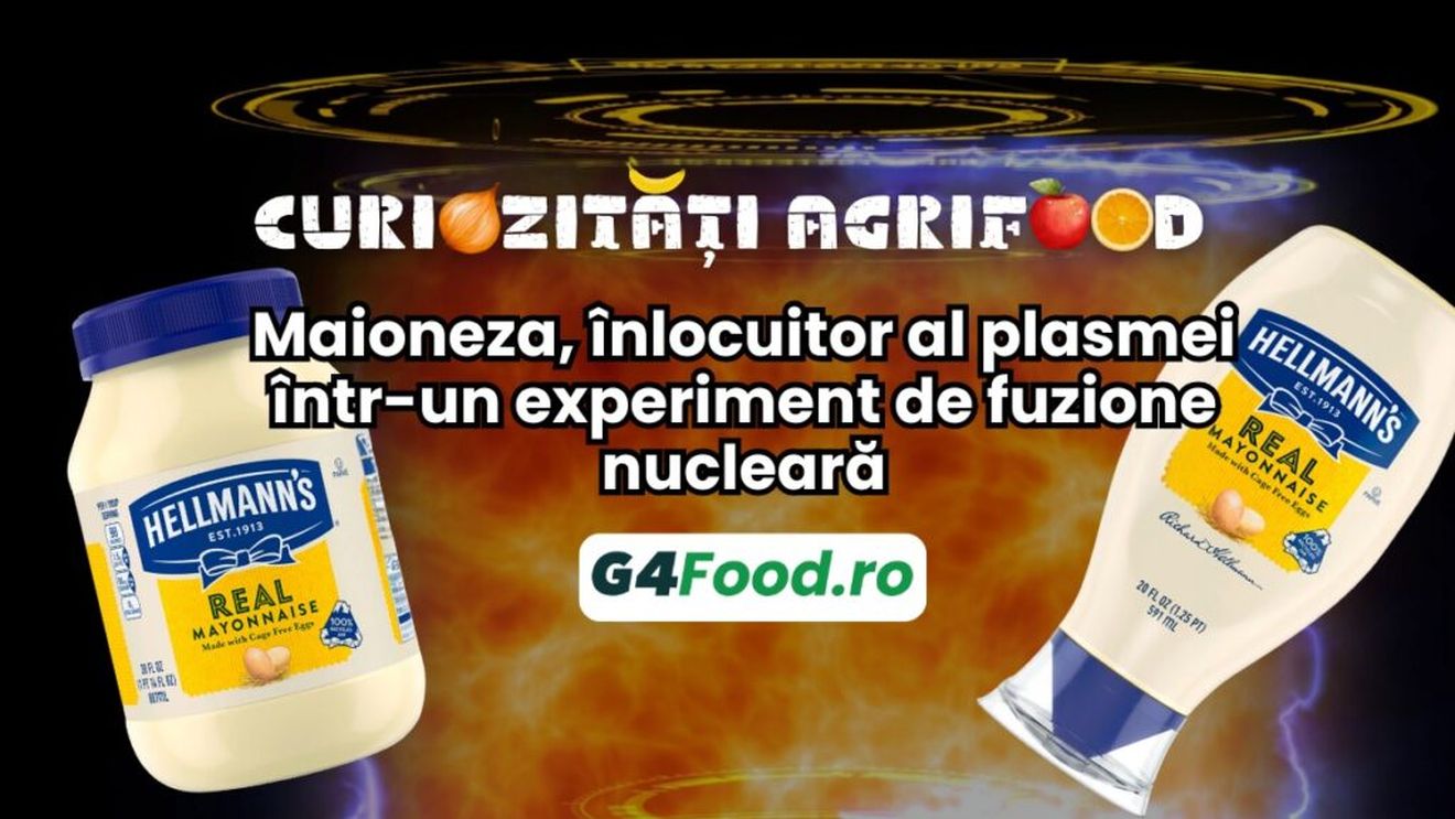 Curiozități agrifood - 25 septembrie: Maioneza, înlocuitor al plasmei într-un experiment de fuziune nucleară