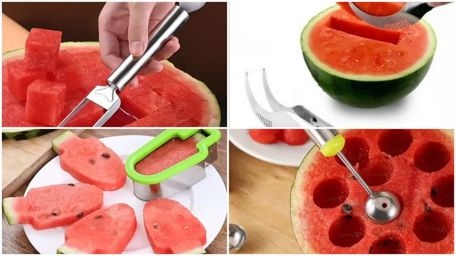 cum tai un pepene rosu