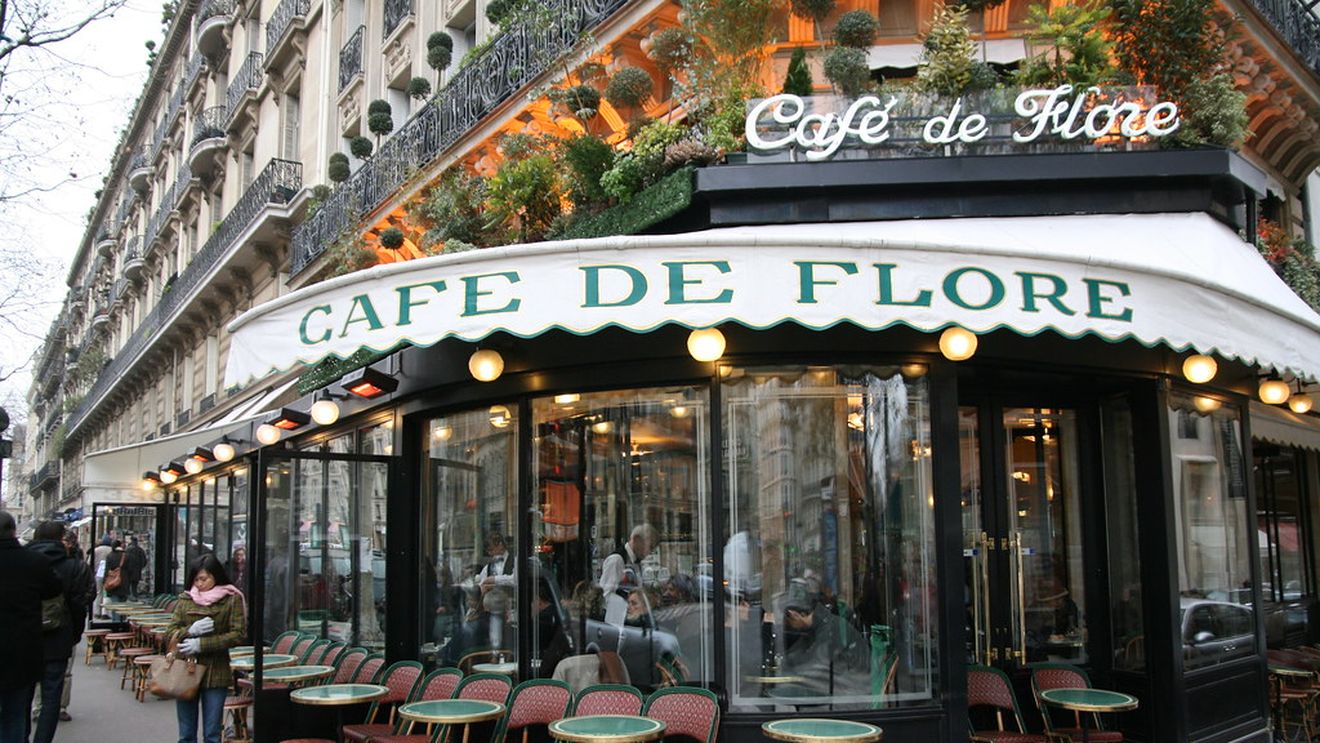Celebra cafenea pariziană, Cafe de Flore, funcțională și în timpul celui de-al Doilea Război Mondial, a fost închisă din cauza pandemiei Covid - 19