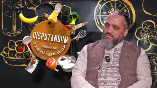 VIDEO | „DISPUTANDUM, un podcast despre gusturi cu Cosmin Dragomir” (Episodul 1) / Chef Mehrzad Moghazehi, despre Iran, identitate și cum se reconstruiește o bucătărie