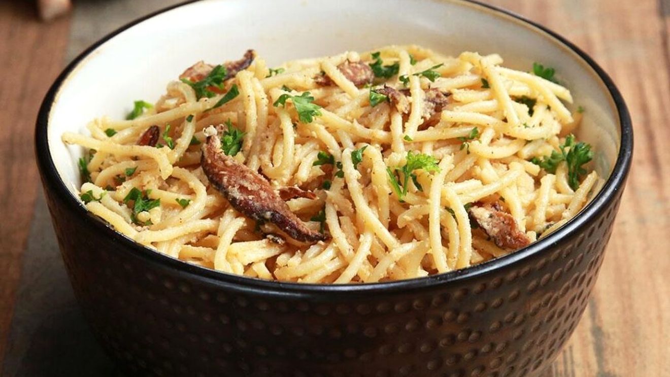 Pastele de vineri seara. O propunere de carbonara de post, urmând spiritul rețetei italiene tradiționale