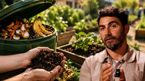 VIDEO | Ovidiu Dinișor: „Natura nu produce gunoi” / Ce este compostul și de ce resturile alimentare nu ar trebui să ajungă la gunoi