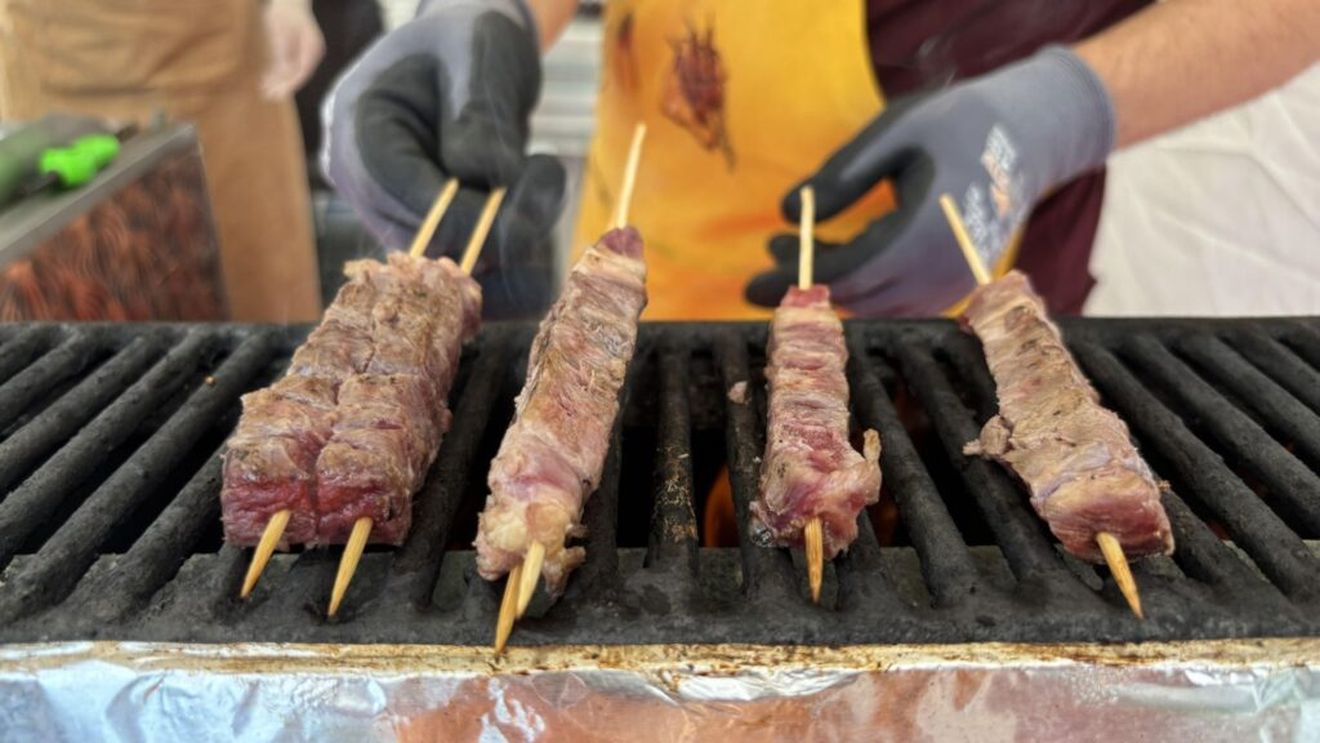 Șișkebap, lahmacun, plăcinte cu carne sau cu brânză, baclavale, limonadă, pe Șoseaua Kiseleff, la Anatolian Food Fest/Bucureștenii au făcut cozi la standuri, încă de la prânz