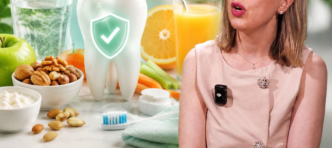 VIDEO | Fântâna de sănătate | Dr. Mariana Cărămidă, medic parodontolog: „Gustările frecvente afectează dinții mai mult decât o prăjitură consumată la o singură masă” / De ce nu este recomandat periajul imediat după un fresh