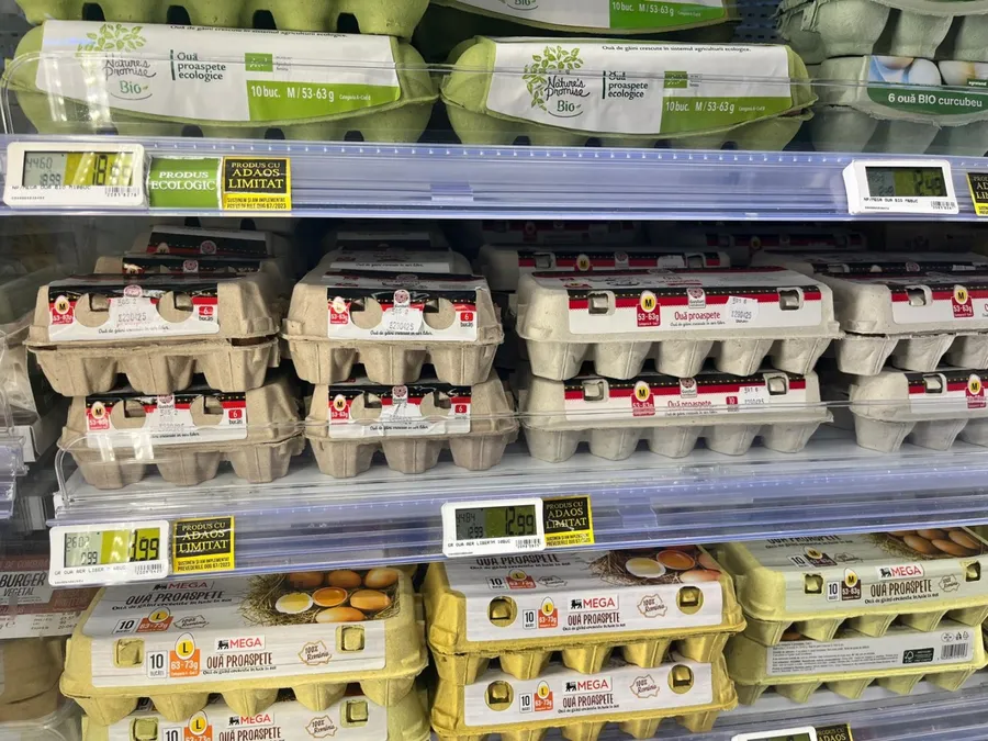 ouă, analiză la raft, Paște