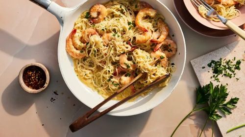 Creveți cu unt, miso și usturoi/O cină perfectă pentru o seară în care nu ai chef să petreci prea mult timp în bucătărie