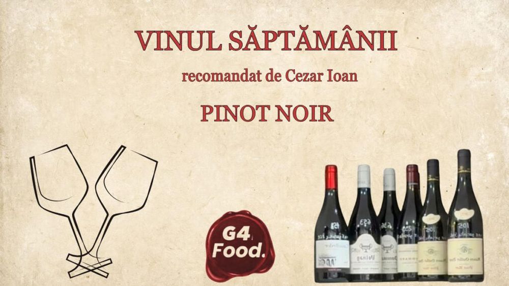VIDEO | Vinul săptămânii: Pinot Noir, soiul fin care îi provoacă pe iubitorii de vin / E perfect la masa de Anul Nou