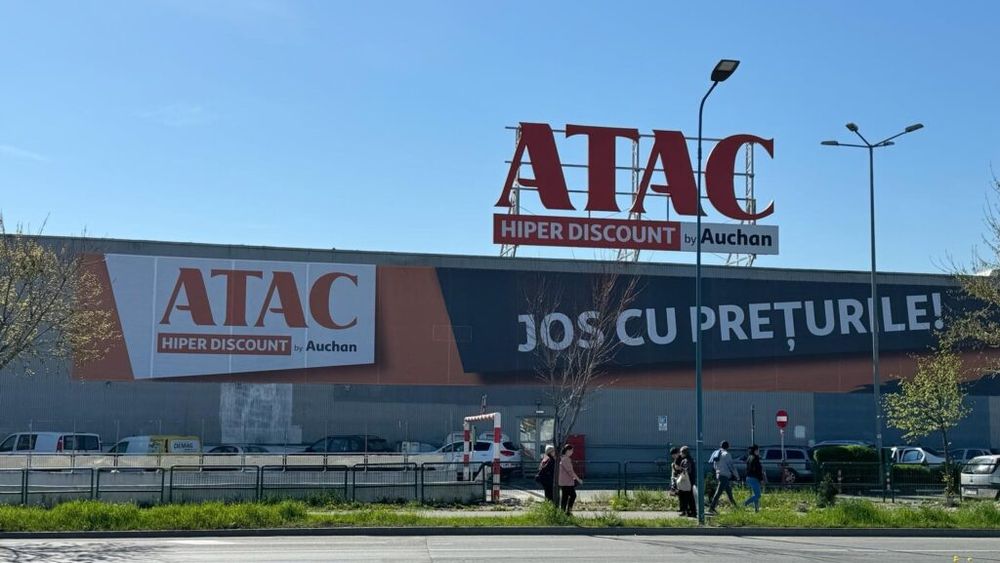 Auchan deschide primul său hipermarket discount ATAC la Brașov / Va concura direct cu Supeco, La Cocoș și MERE (Rusia)