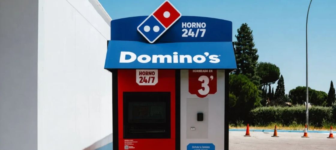 Pizza proaspăt coaptă în doar trei minute. Domino’s Pizza testează un automat disponibil non-stop