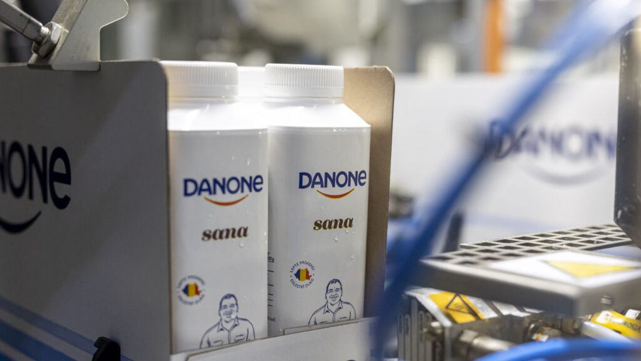 Danone investește peste 10 milioane de euro în fabrica din București și își crește capacitatea de producție cu 15%