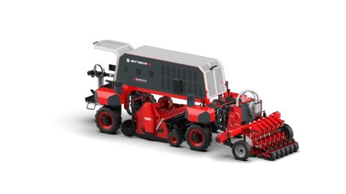 Agricultura viitorului: Un robot autonom este capabil să efectueze trei operațiuni simultan / Prototipul a fost prezentat la un târg agricol de o companie din Italia