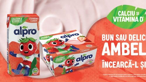 Alpro aduce în România gama Alpro Kids, produse pe bază de plante ideale ca gustare sau parte din micul dejun