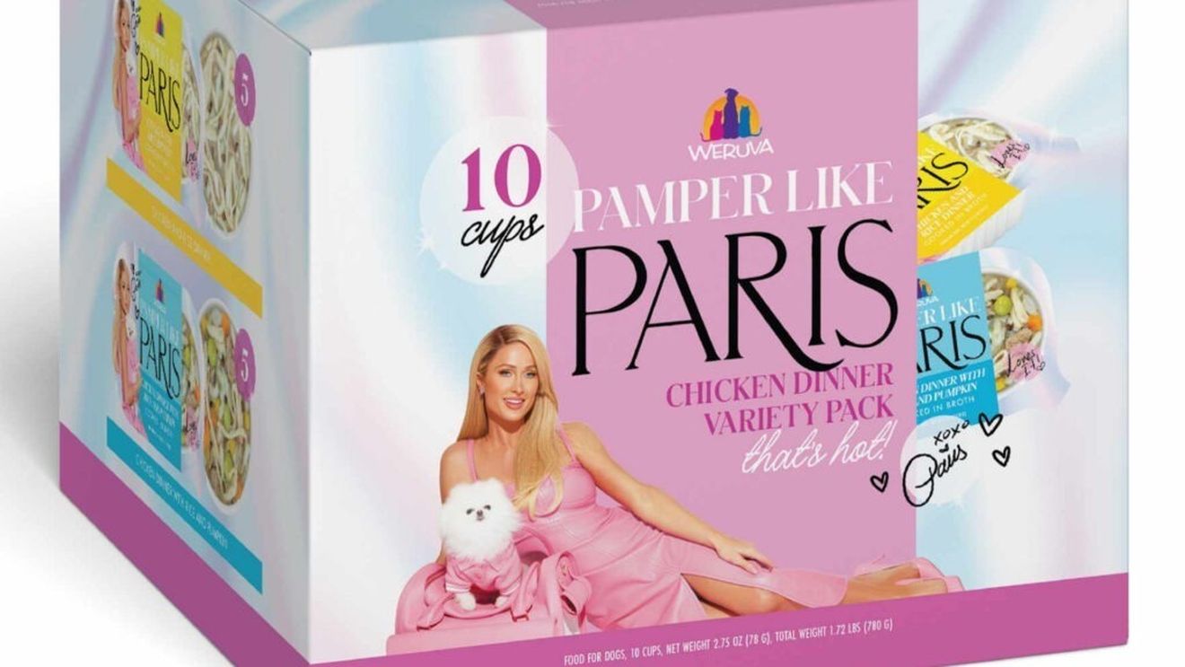 Paris Hilton își extinde linia de produse îngrijire a animalelor de companie cu o marcă de hrană de lux / Alimentele nu includ gluten, cereale sau aditivi artificiali