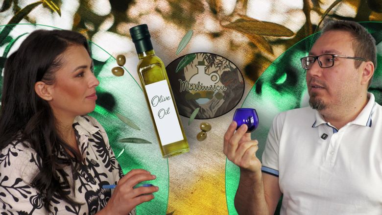 Cum recunoști un ulei de măsline bun, de la etichetă până la gust. Geo Dobre, somelier Măslinescu: „Uleiul de măsline nu se judecă după culoare”