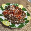 VIDEO FOTO | Salată rapidă de linte cu ardei copți. Cu puține ingrediente, se prepară simplu, în câteva minute