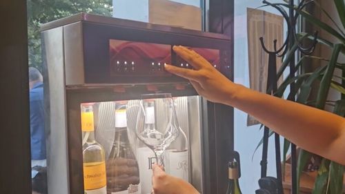 VIDEO | Inovație în HoReCa: Frigider și dozator de vin într-un singur aparat