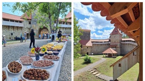 Cetatea de refugiu Saschiz, redeschisă pentru public cu un picnic cultural care „hrăneşte solidaritatea” / Brunch-ul a inclus prăjituri, chiftele şi caş / Fondurile obţinute vor fi direcţionate către cantina „Bucate din Vecinătate”