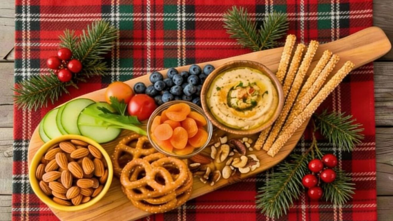 Un platou lejer vegetarian, ideal pentru serile de dinaintea Sărbătorilor