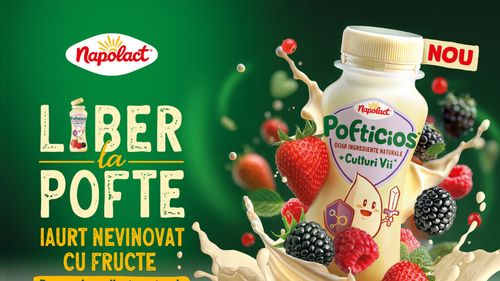 Pofticios, noua opțiune românească în segmentul iaurturilor pentru copii, crește categoria și ajunge la aproape 20% cotă în doar două luni