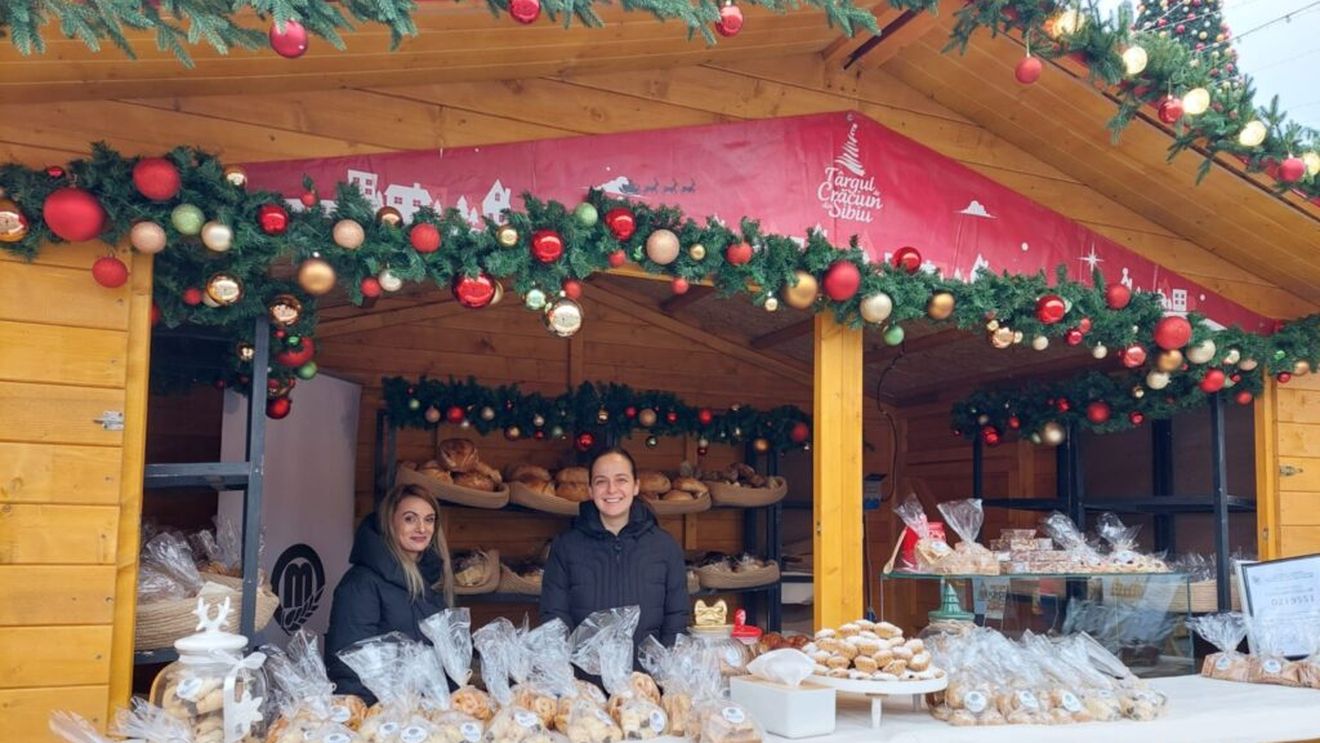 S-au deschis Târgurile de Crăciun din Sibiu și Craiova/ Oferta merge de la cozonaci și cornulețe tradiționale până la ciocolată Dubai