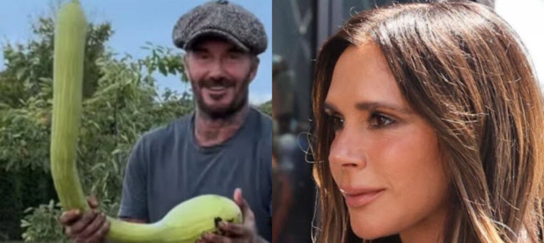 David Beckham își uimește soția cu legume bizare din propria grădină. Reacția savuroasă a Victoriei: „Iată o nouă legumă”
