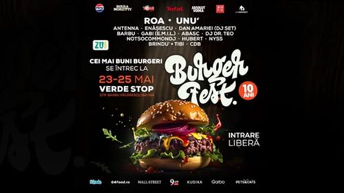 BurgerFest revine / Ediția aniversară, amânată inițial, își deschide porțile în acest weekend