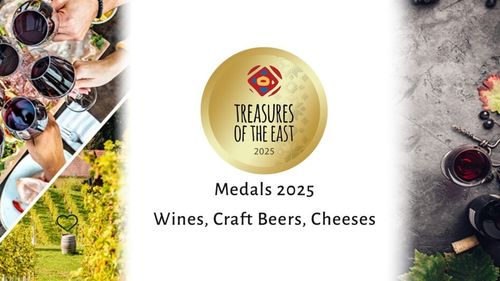 Câștigătorii concursurilor „Treasures of the East" 2025/ Cele mai bune vinuri, beri și brânzeturi din Estul Europei