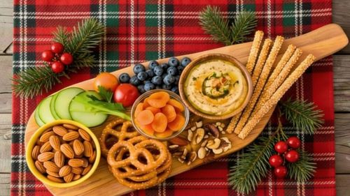 Un platou lejer vegetarian, ideal pentru serile de dinaintea Sărbătorilor