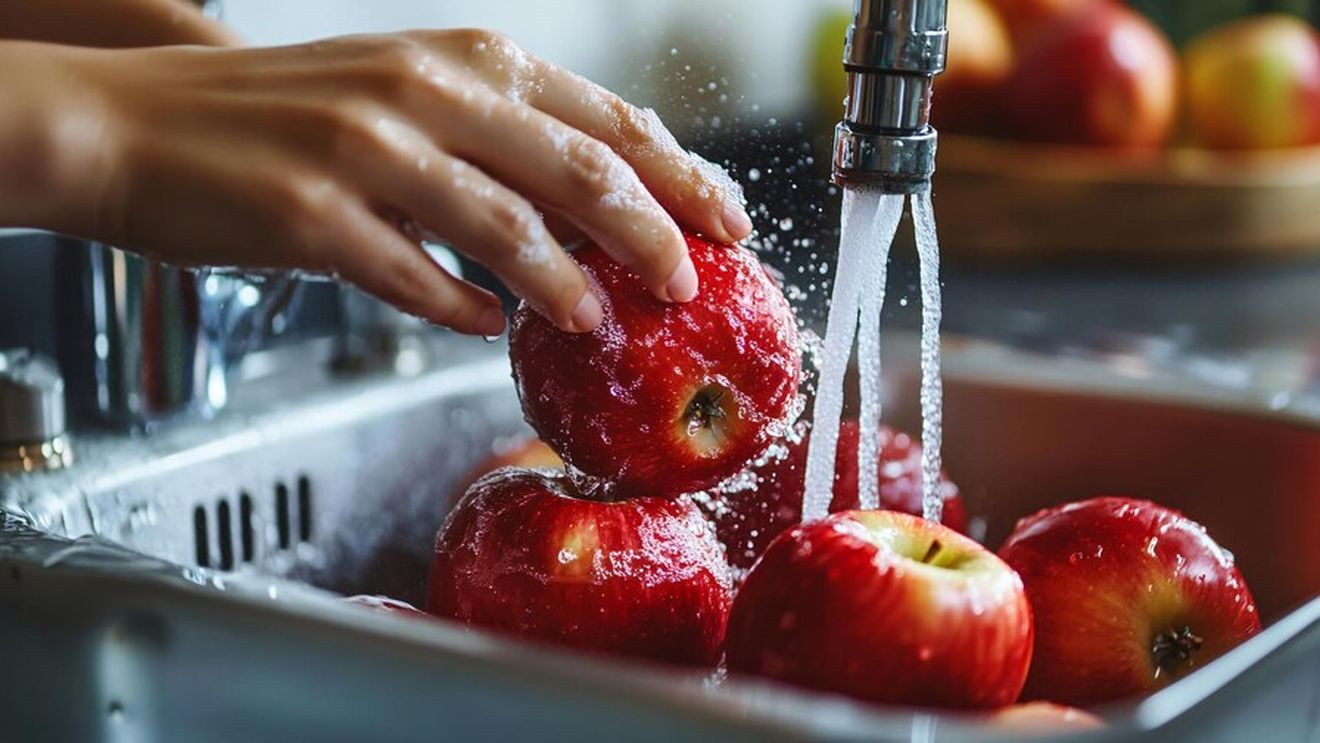 Speli fructele și legumele gândind că e suficient ca să elimini pesticidele de pe ele? Un nou studiu spune că e mai sigur să dai jos coaja și chiar puțin din pulpă