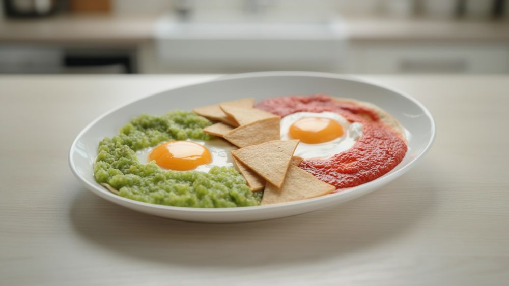 Ouă „divorțate”, un mic dejun clasic mexican, transformat în ceva mai aproape de gusturile europene