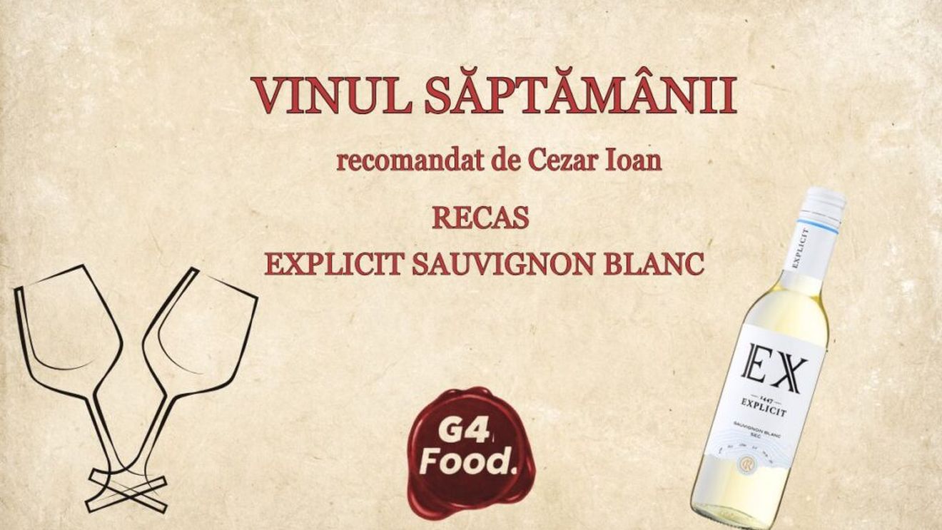 VIDEO | Vinul săptămânii: Sauvignon blanc „Explicit”, un vin de lume nouă cu arome ierboase și un strop de pară / Poate fi „asortat”cu fructe de mare, caracatiță și chiar grătare