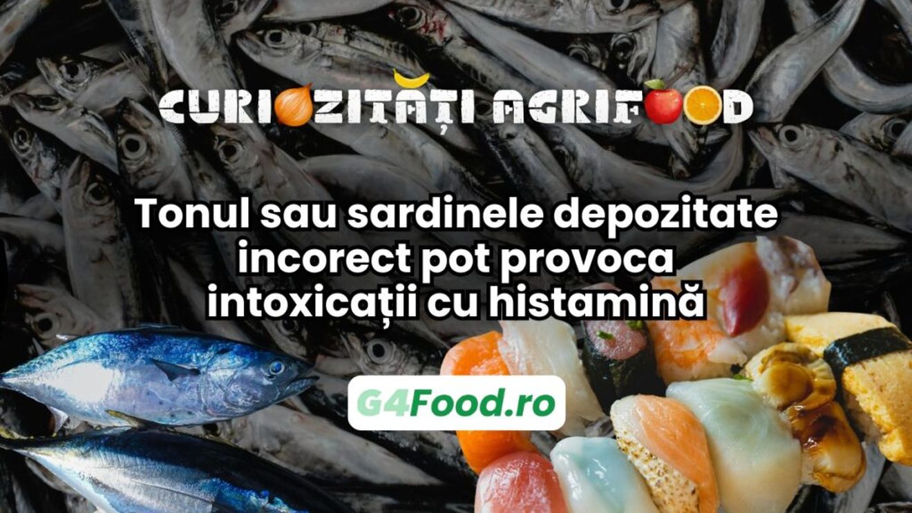 Curiozitate agrifood - 8 mai | Tonul sau sardinele depozitate incorect pot provoca intoxicații cu histamină/ Pune întotdeauna peștele, când îl cumperi, într-o pungă izotermică