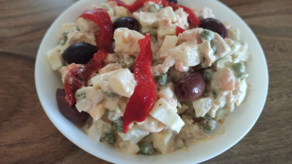 Rețetele Juanitei: Tapas. Ensaladilla rusa, salata rusească pe model spaniol