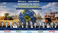 Urmărește LIVE conferința G4Food & Economedia „România în noul context global. Oportunități și riscuri economice, agricole și comerciale”