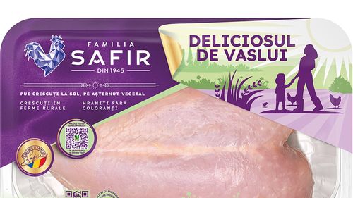 Gama de produse ”Zdravăn Moldovenesc”, ”Deliciosul de Vaslui” și ”Răsfăț Românesc” și-a lansat noile ambalaje/ Acestea includ sigilii de garanție, informații despre utilizarea energiei verzi în producție și coduri QR, cu acces direct la fermele companiei Familia Safir